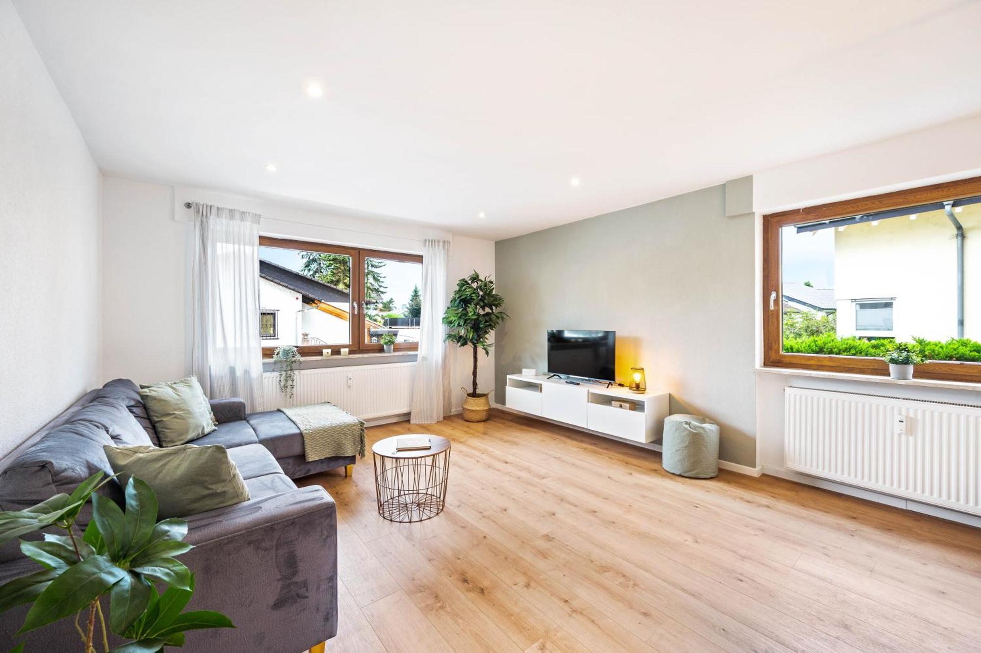 Casa Tortuga - Ruhige 3 Zimmer Wohnung In Huettenfeld Lampertheim Exterior foto